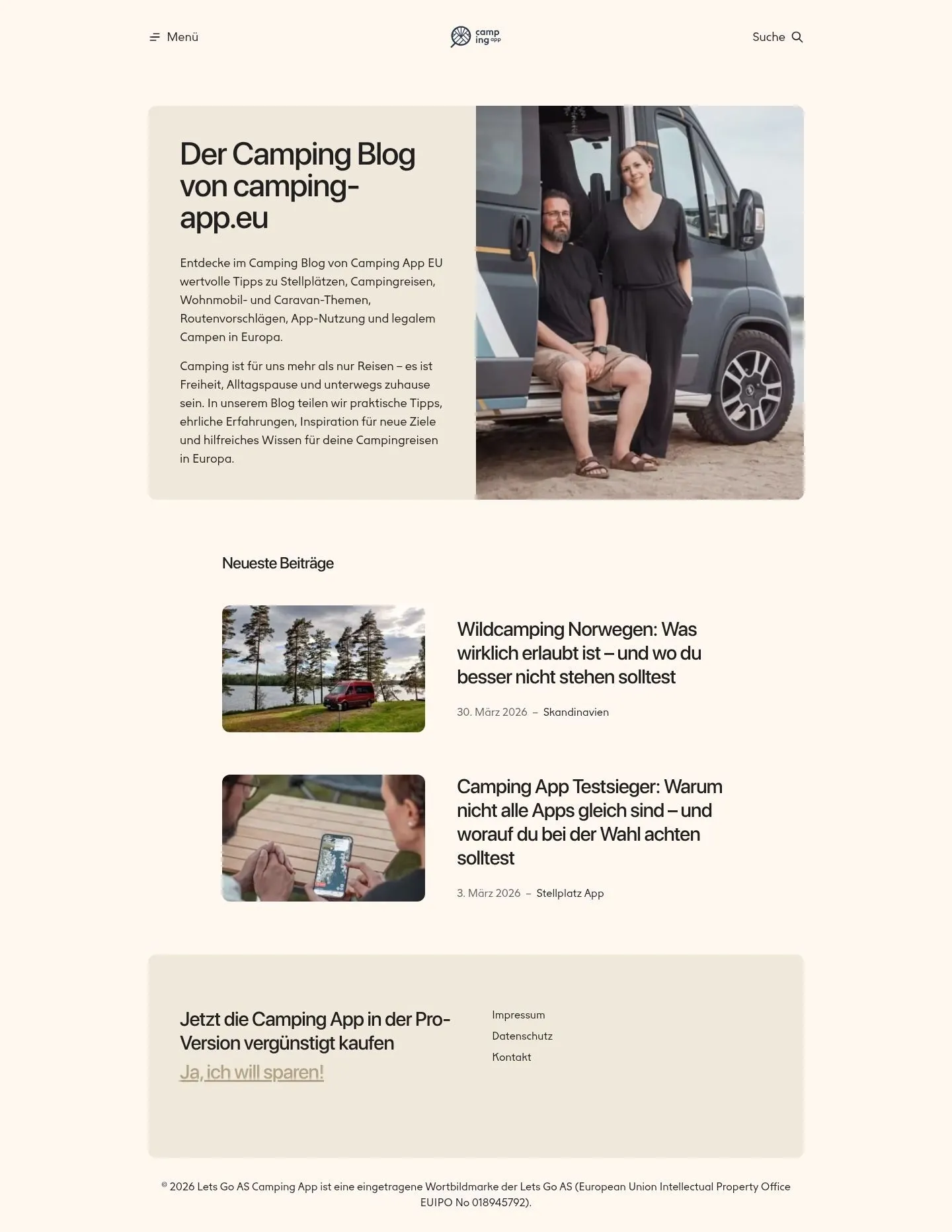 Camping App