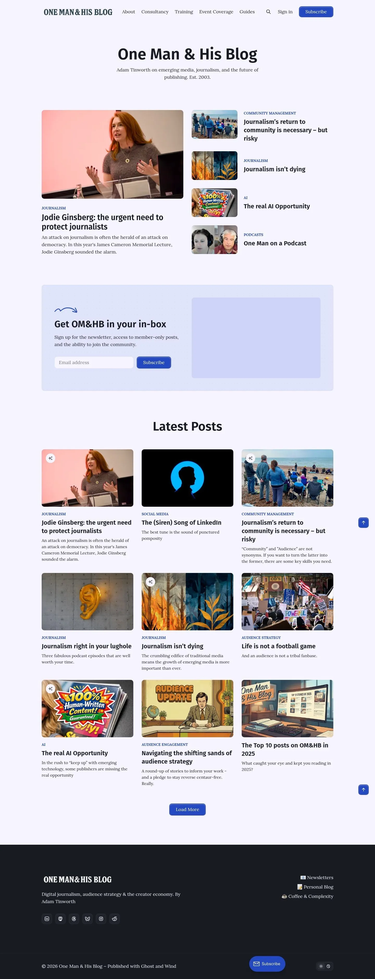 One Man and His Blog