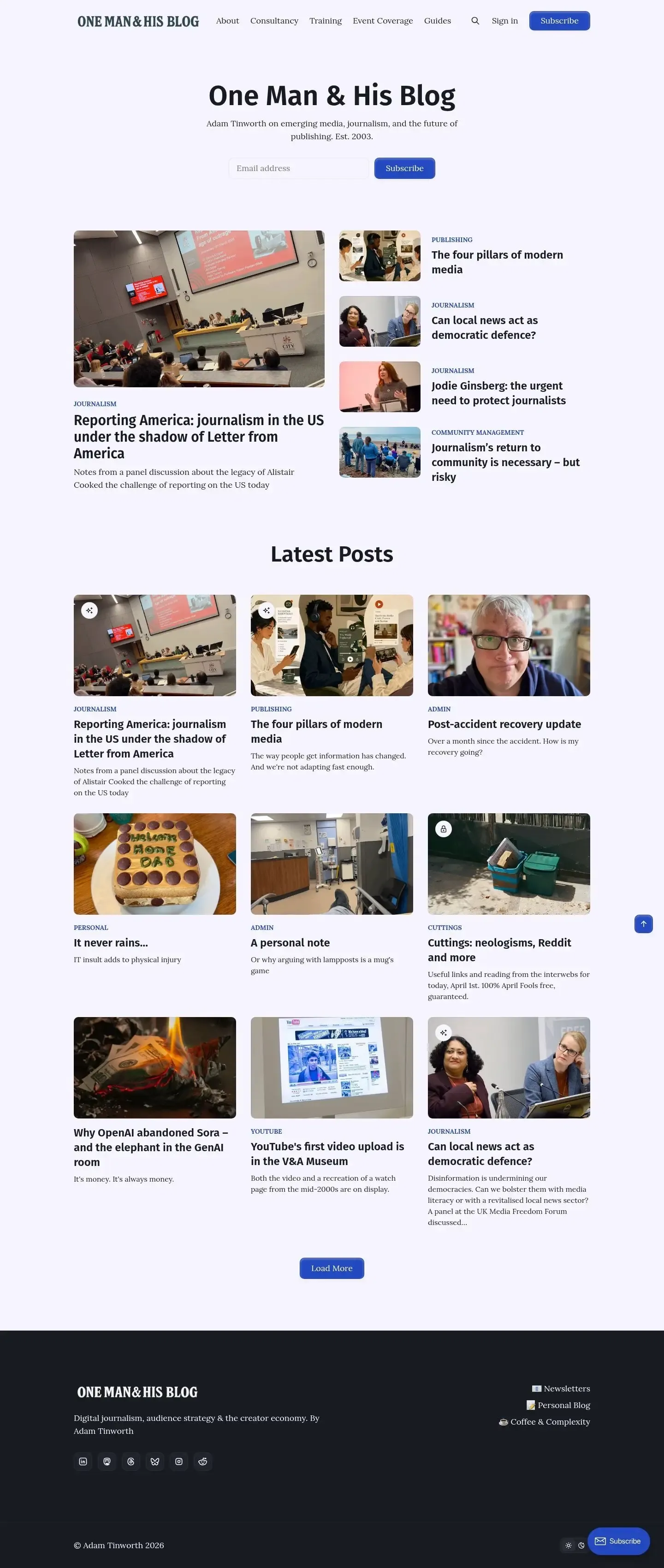 One Man and His Blog
